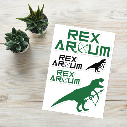 Rex Arcum Green and Black sticker sheet
